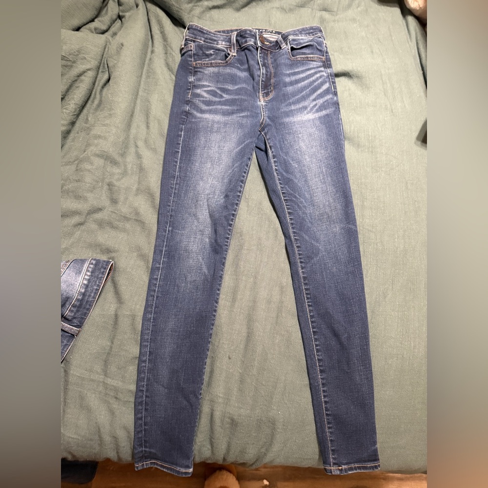 American Eagle Outfitters Blue Skinny Jeans